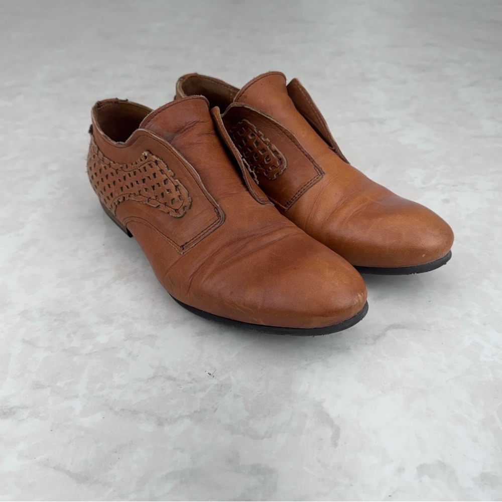 John Fluevog Let The Dance Begin - Swing in Burnt Orange 9